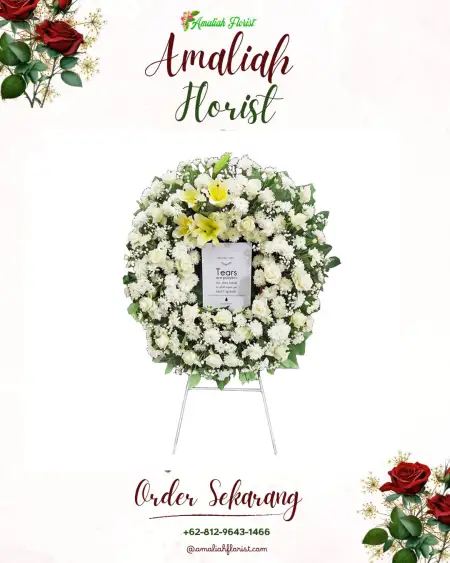 Krans Bunga Duka Surabaya Udik